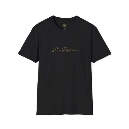 Minimal Script Name Tee — Personalized 'Zane Richardson' Signature T‑Shirt
