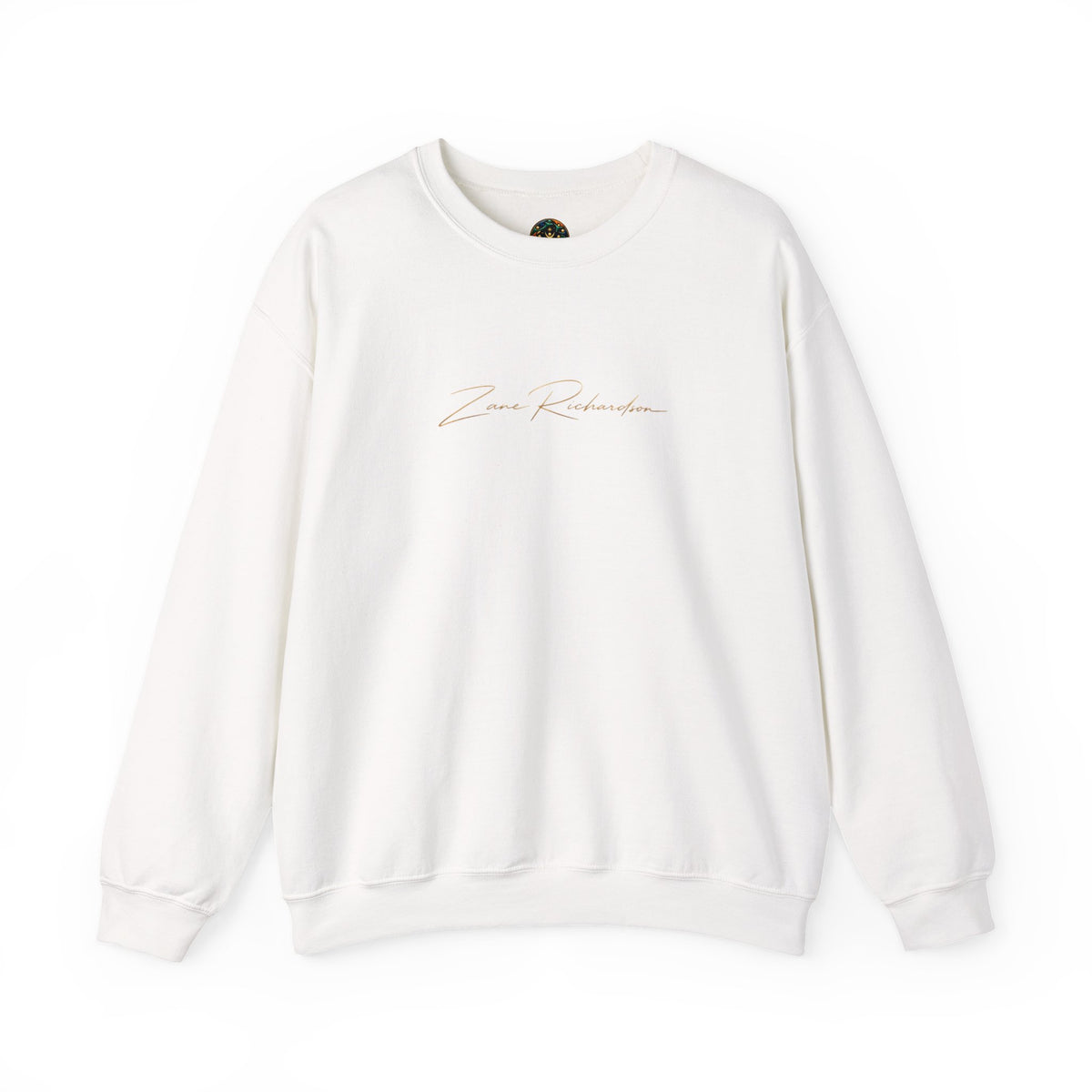 Minimal Script Crewneck Sweatshirt – Elegant Signature Logo