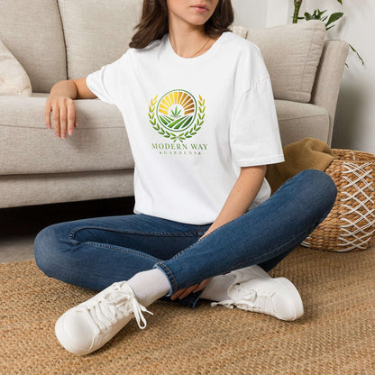 Modern Way Gardens T-Shirt — Sun & Leaf Logo Tee