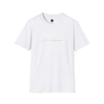 Minimal Script Name Tee — Personalized 'Zane Richardson' Signature T‑Shirt
