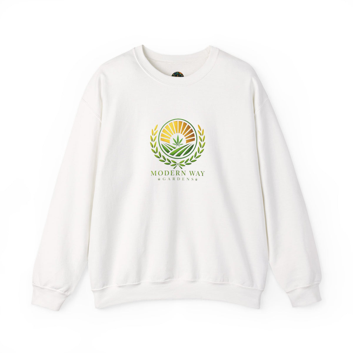 Modern Way Gardens Logo Sweatshirt — Sunrise Laurel Crewneck