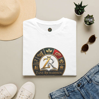 Monogram Crest T‑Shirt — 'Zane Richardson' Personalized Logo Tee