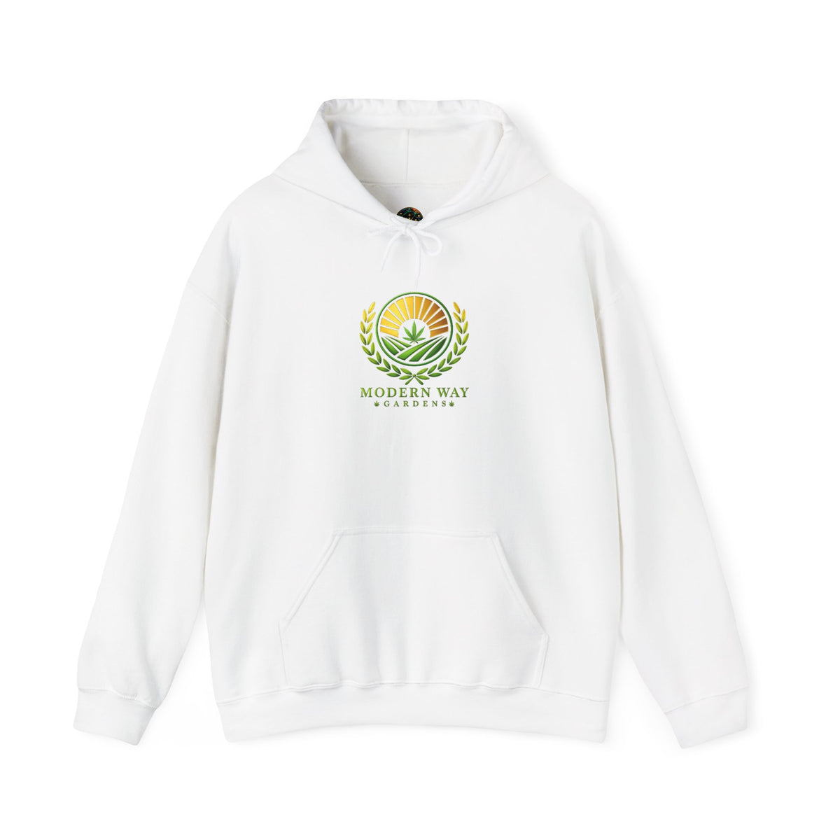 Modern Way Gardens Logo Hoodie – Hemp Wellness Pullover