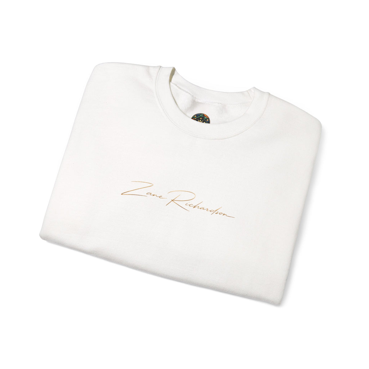 Minimal Script Crewneck Sweatshirt – Elegant Signature Logo