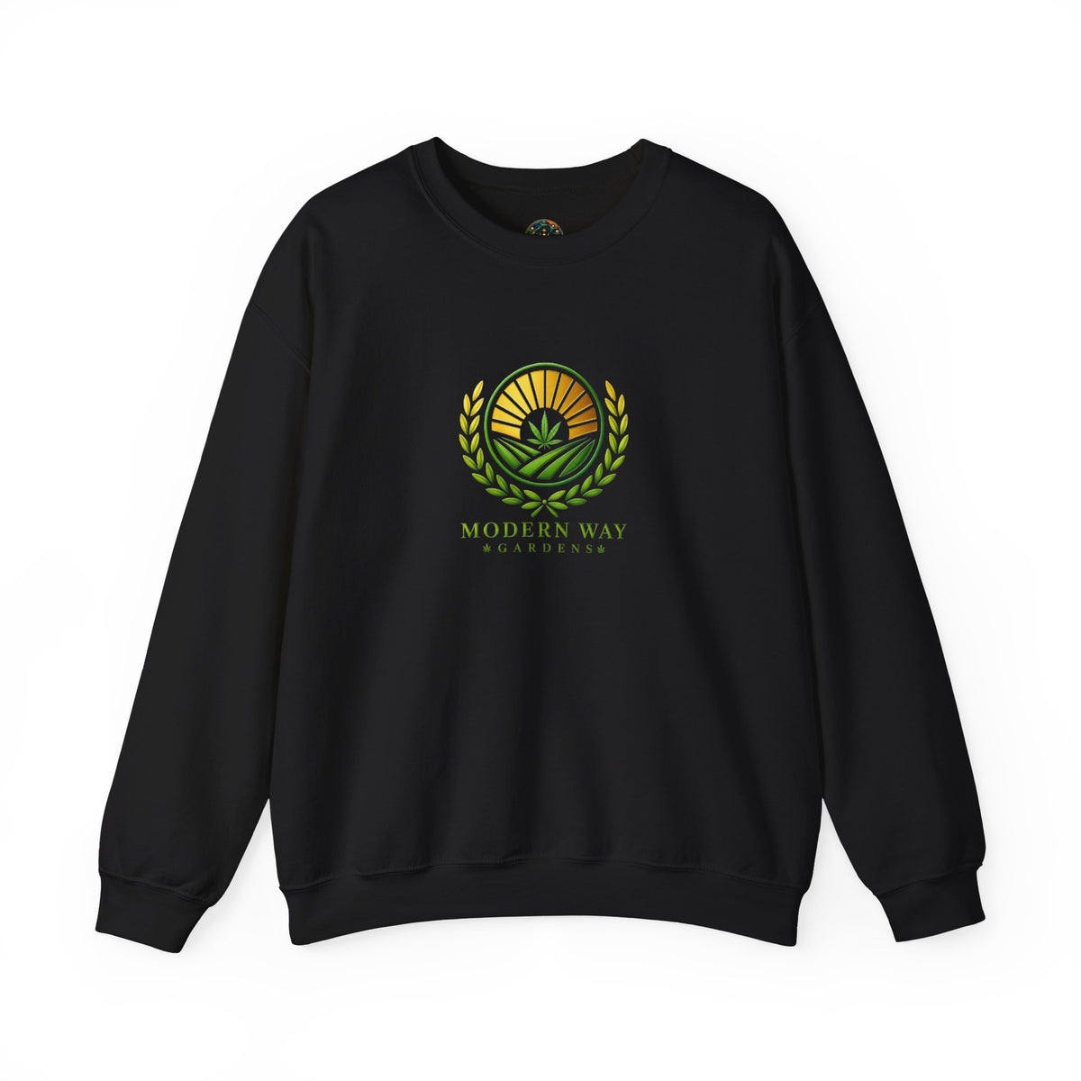 Modern Way Gardens Logo Sweatshirt — Sunrise Laurel Crewneck