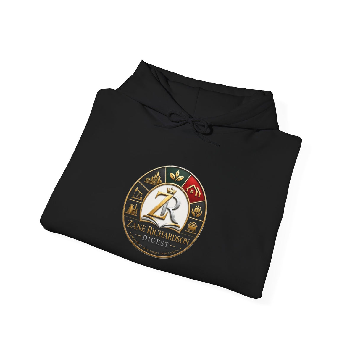 Hoodie — Royal Crest Emblem Pullover