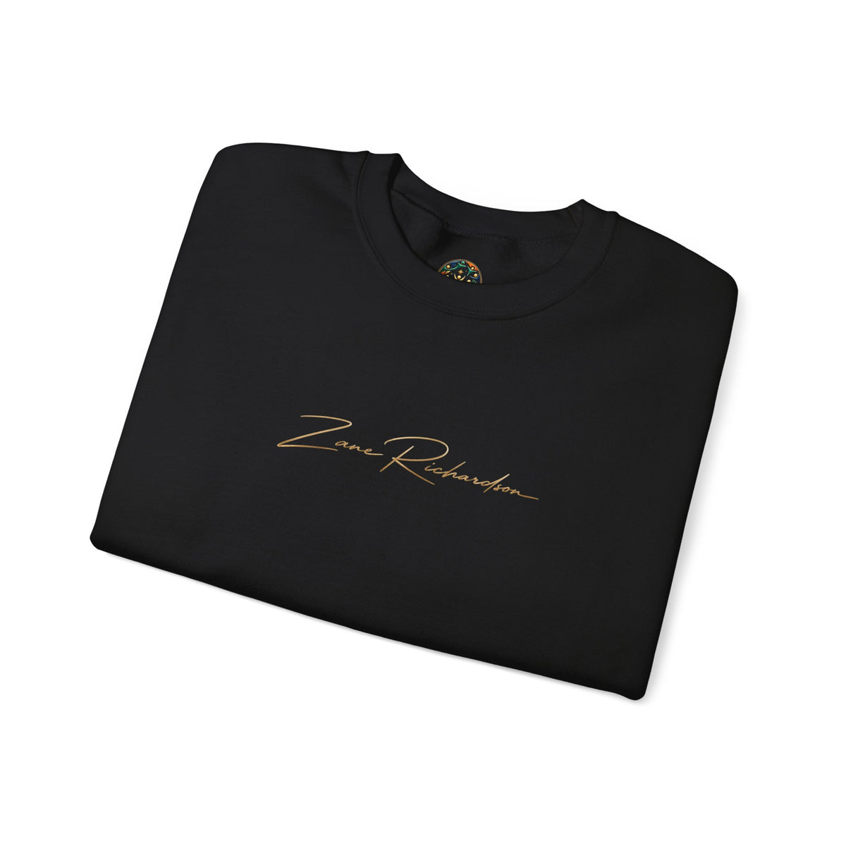 Minimal Script Crewneck Sweatshirt – Elegant Signature Logo