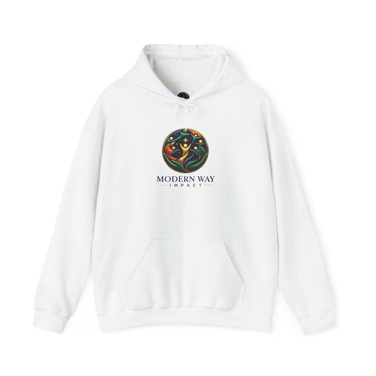 Modern Way Impact Hoodie — Mystical Botanical Logo Sweatshirt