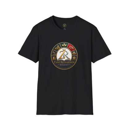 Monogram Crest T‑Shirt — 'Zane Richardson' Personalized Logo Tee