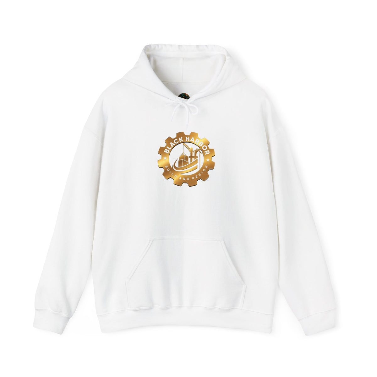 Gearhead Black Harbor BD Logo Hoodie — Golden Emblem