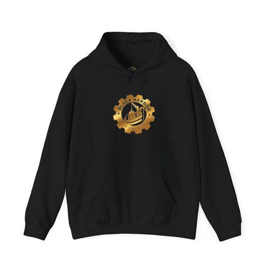 Gearhead Black Harbor BD Logo Hoodie — Golden Emblem