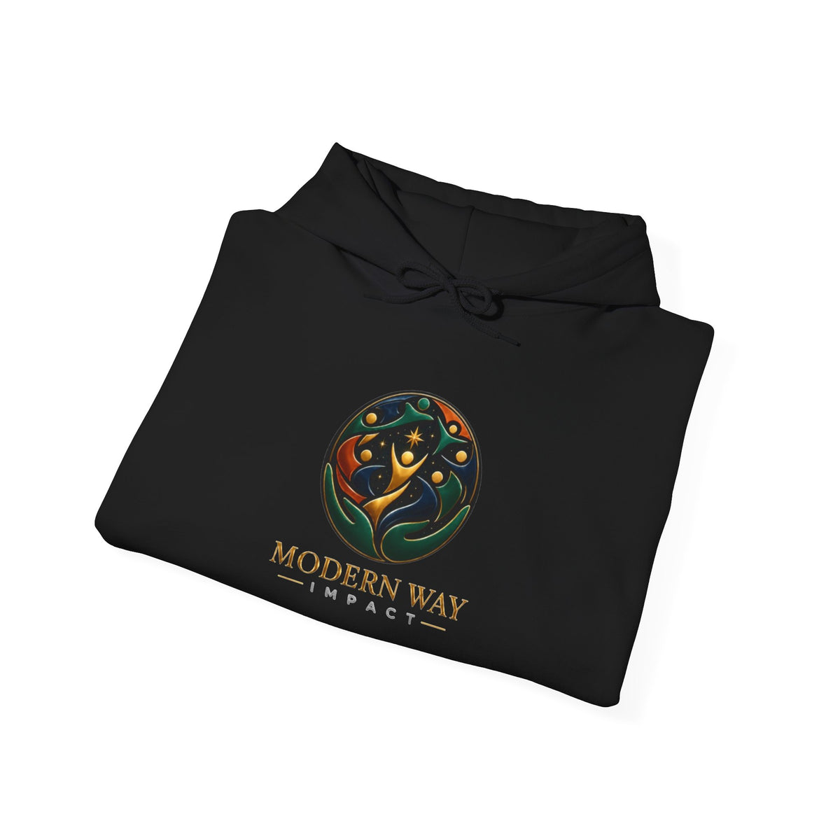 Modern Way Impact Hoodie — Mystical Botanical Logo Sweatshirt