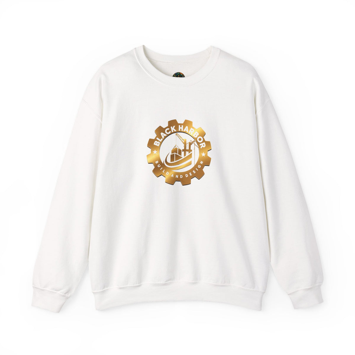 Black Harbor BD Gear Crewneck Sweatshirt — Nautical Harbor Logo Pullover