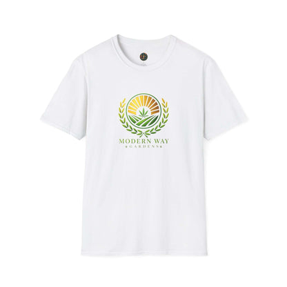 Modern Way Gardens T-Shirt — Sun & Leaf Logo Tee