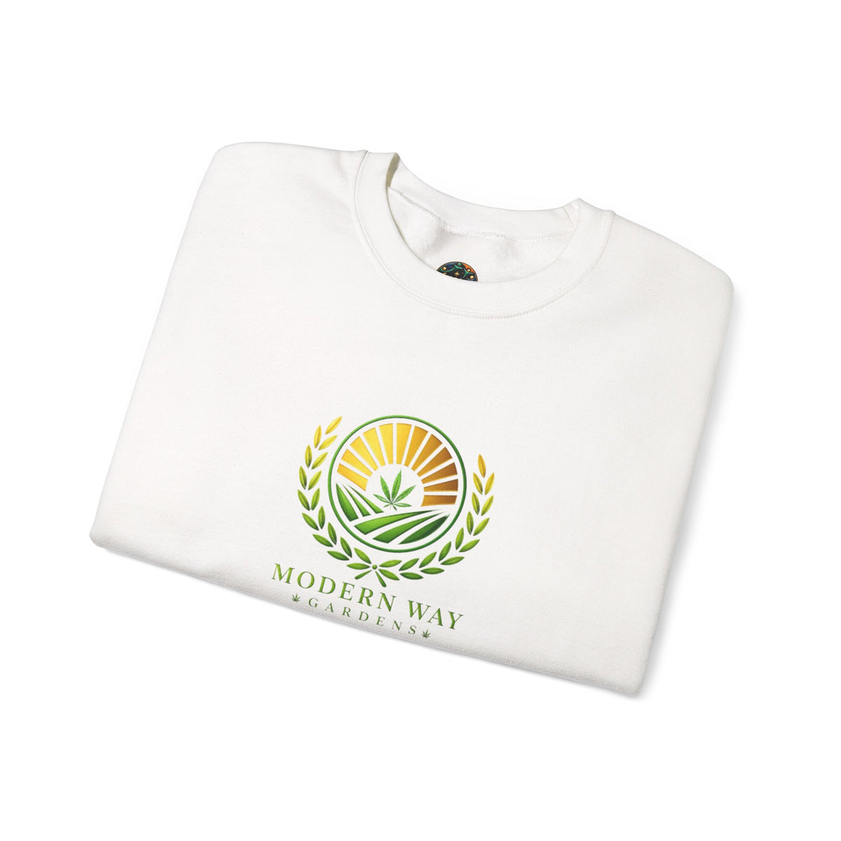 Modern Way Gardens Logo Sweatshirt — Sunrise Laurel Crewneck