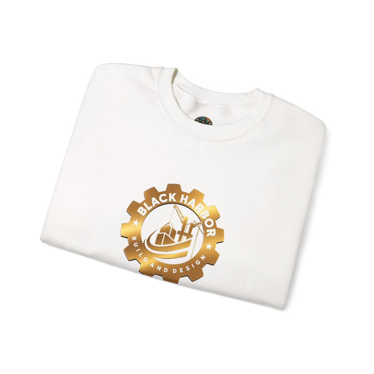 Black Harbor BD Gear Crewneck Sweatshirt — Nautical Harbor Logo Pullover