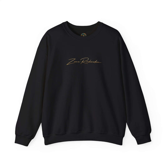 Minimal Script Crewneck Sweatshirt – Elegant Signature Logo