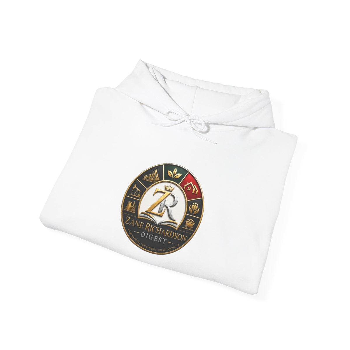 Hoodie — Royal Crest Emblem Pullover