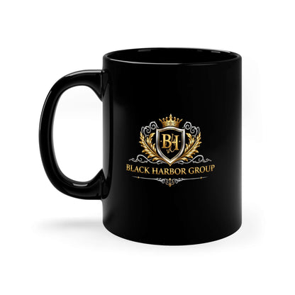 Black Coffee Mug, 11oz Black Harbor Group