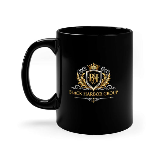 Black Coffee Mug, 11oz Black Harbor Group